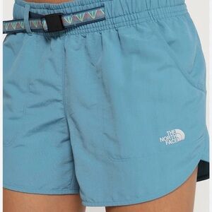 The North Face Women's Light Blue Athletic Shorts